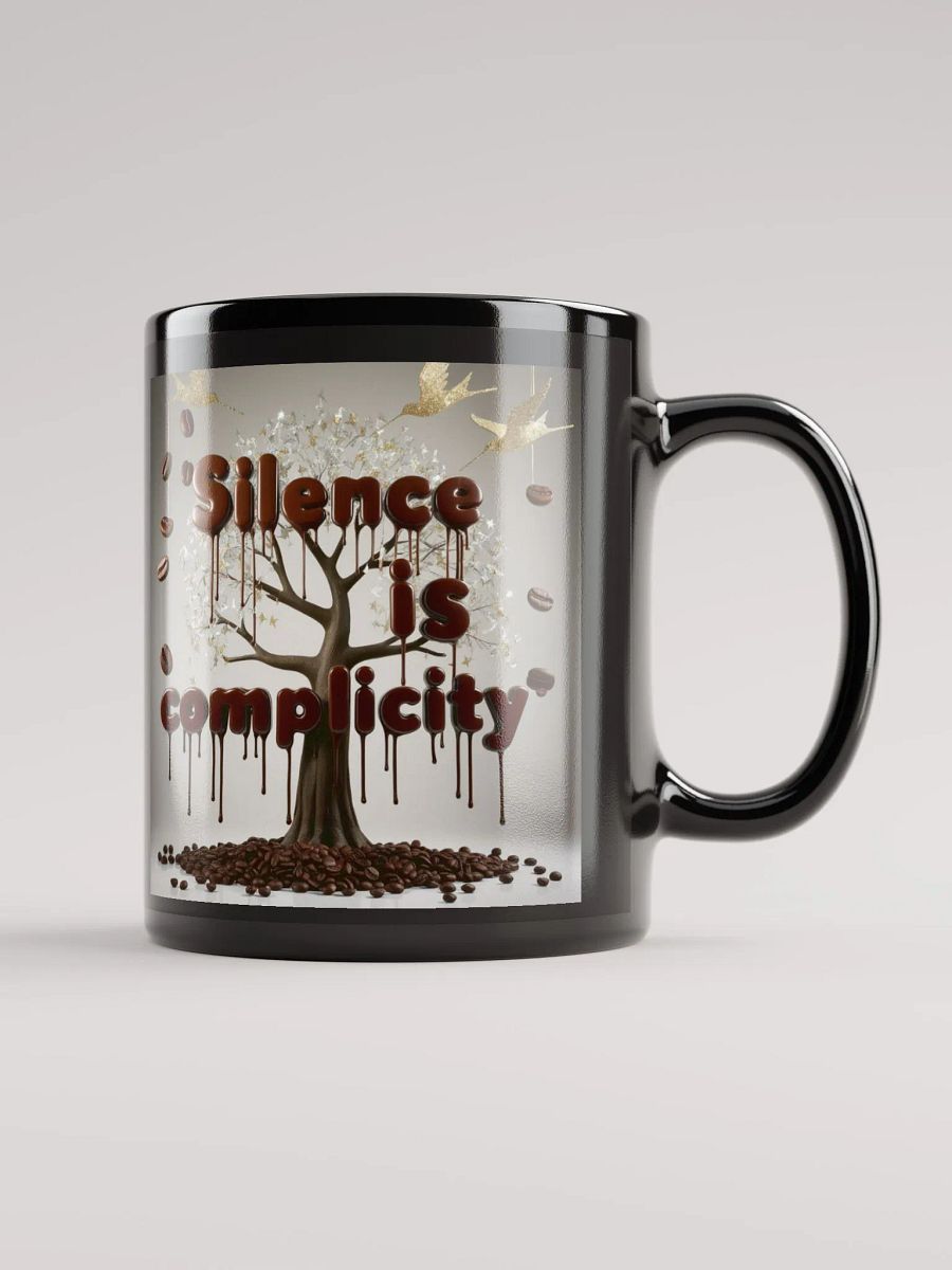 Silent Complicity Black Mug product image (3)