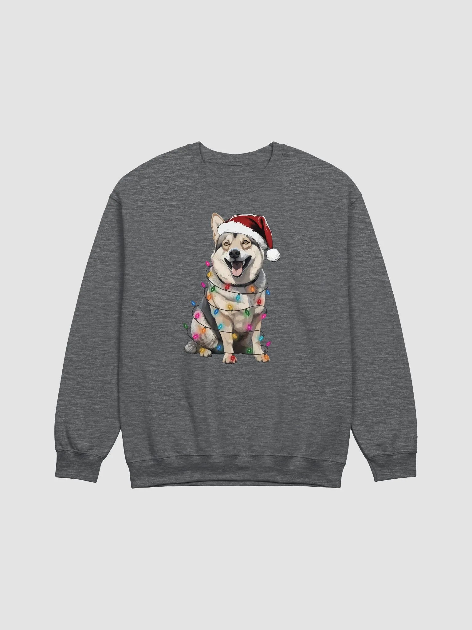 Funny Swedish Vallhund Christmas Sweatshirt for Wolf Corgi Paw-rents product image (3)