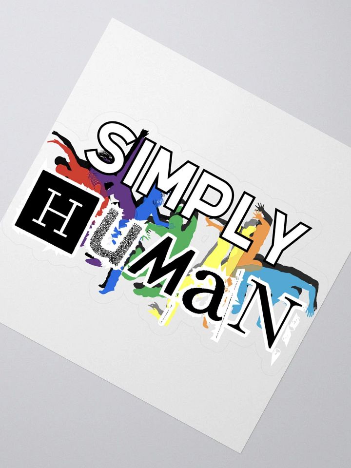 Simply Human Sticker product image (2)