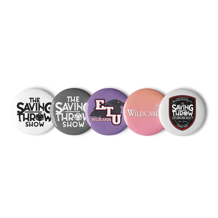 Saving Throw/Wildcards Pin Set product image (3)