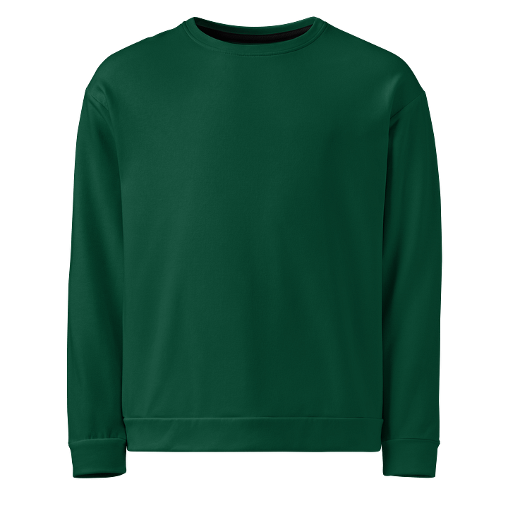 Out of Touch Billionaire Money Green Solid Color Eco Friendly Unisex Sweatshirt product image (1)