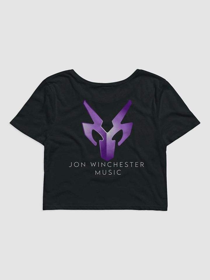 Blegh Crop-top with Purple Logo on Back product image (2)