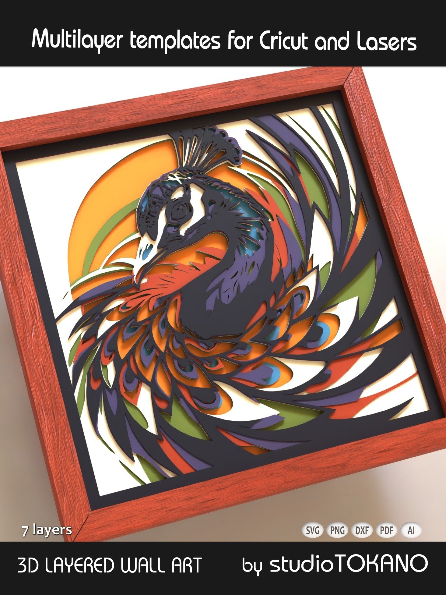 Peacock Cutting Machine File product image (6)