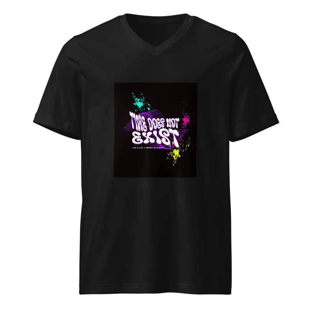 time does not exist V-Neck Tee product image (1)