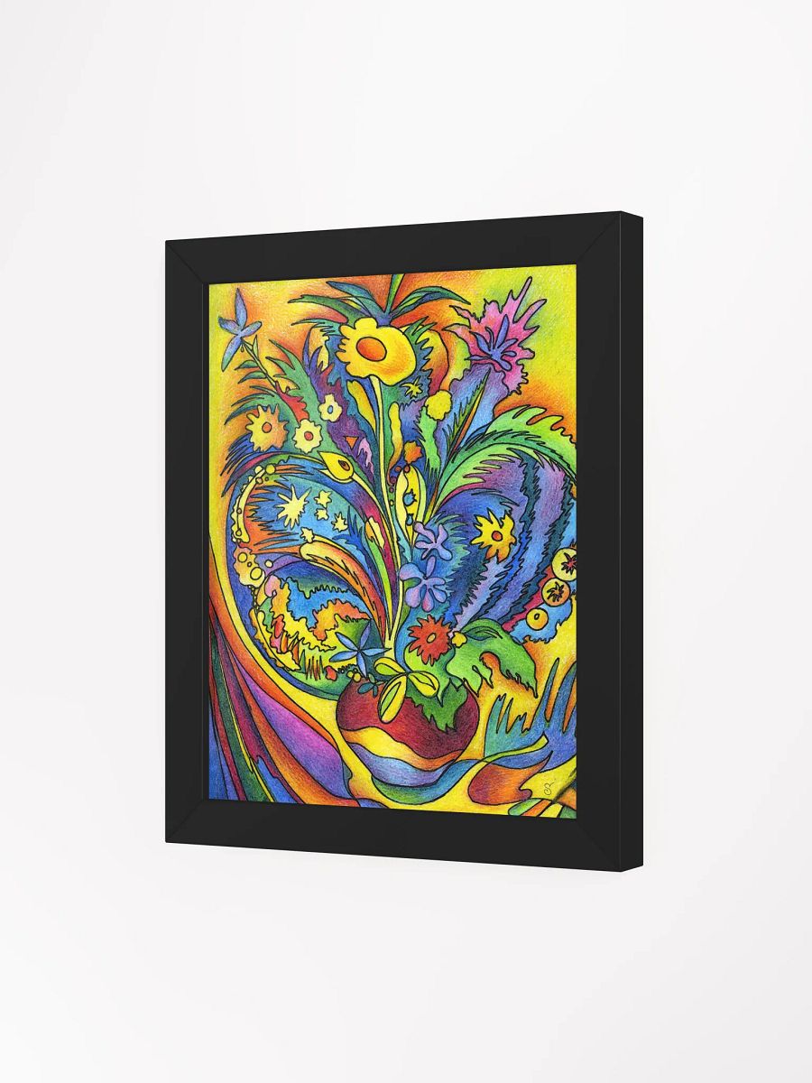 Vibrant Bouquet: Framed Matte Poster - Bright Bouquet 1 product image (8)