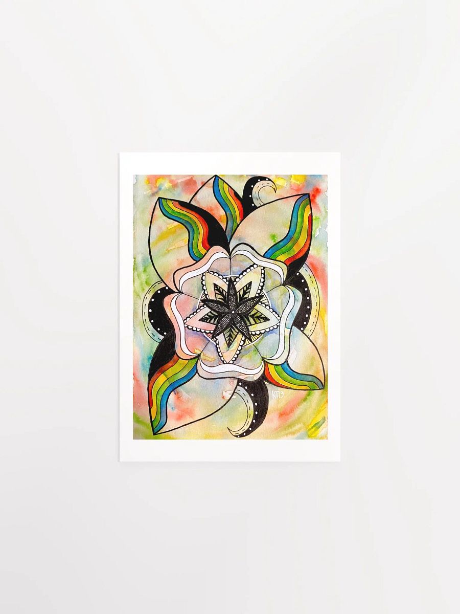 Cosmic Bloom Matte Poster product image (3)