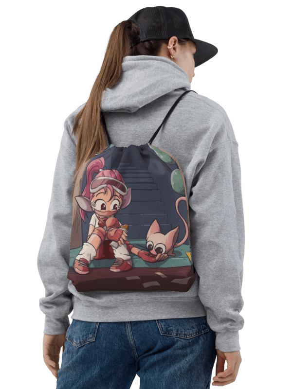Here for You | Drawstring Bag product image (2)