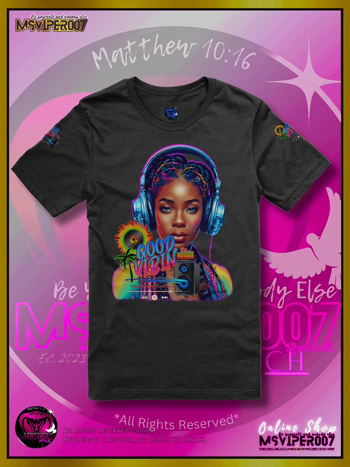 T-Shirt - MsViper007's "Good Vibin' [spectrum - V2]" Cozy Womens T-Shirt By Anna H. product image (1)