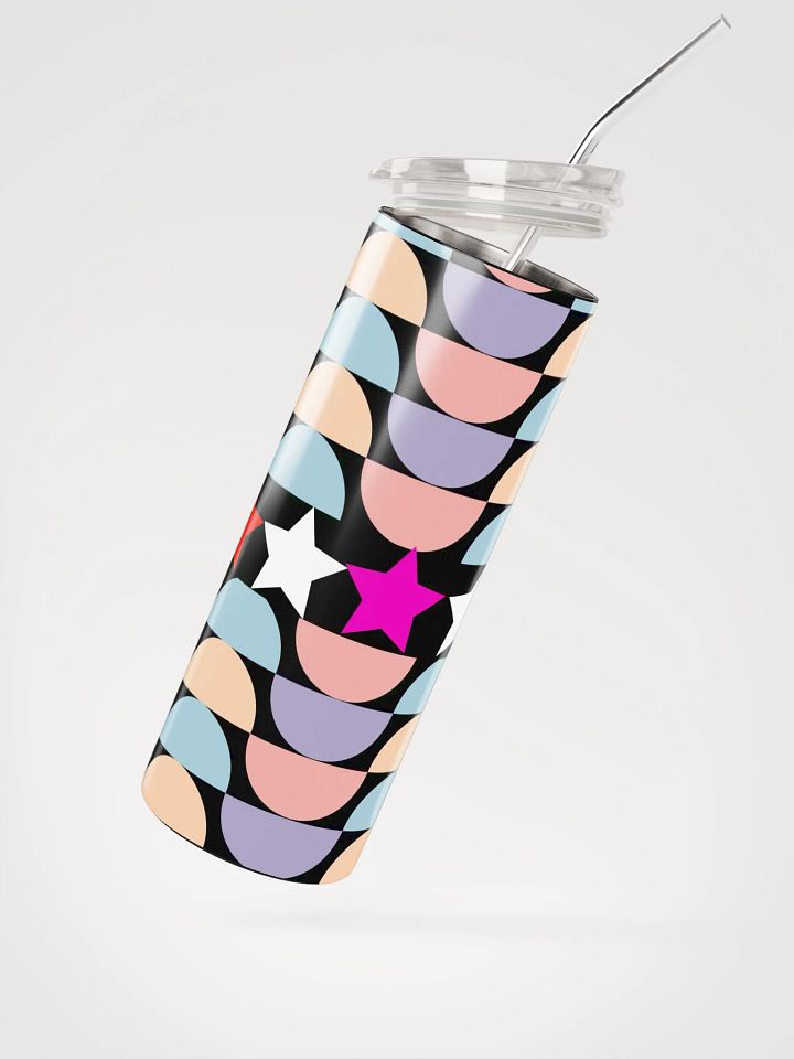 Cosmic Fusion 20 oz Stainless Steel insulated Tumbler with reusable Straw, leak proof cup lid, Tumbler Mug Flasks product image (2)