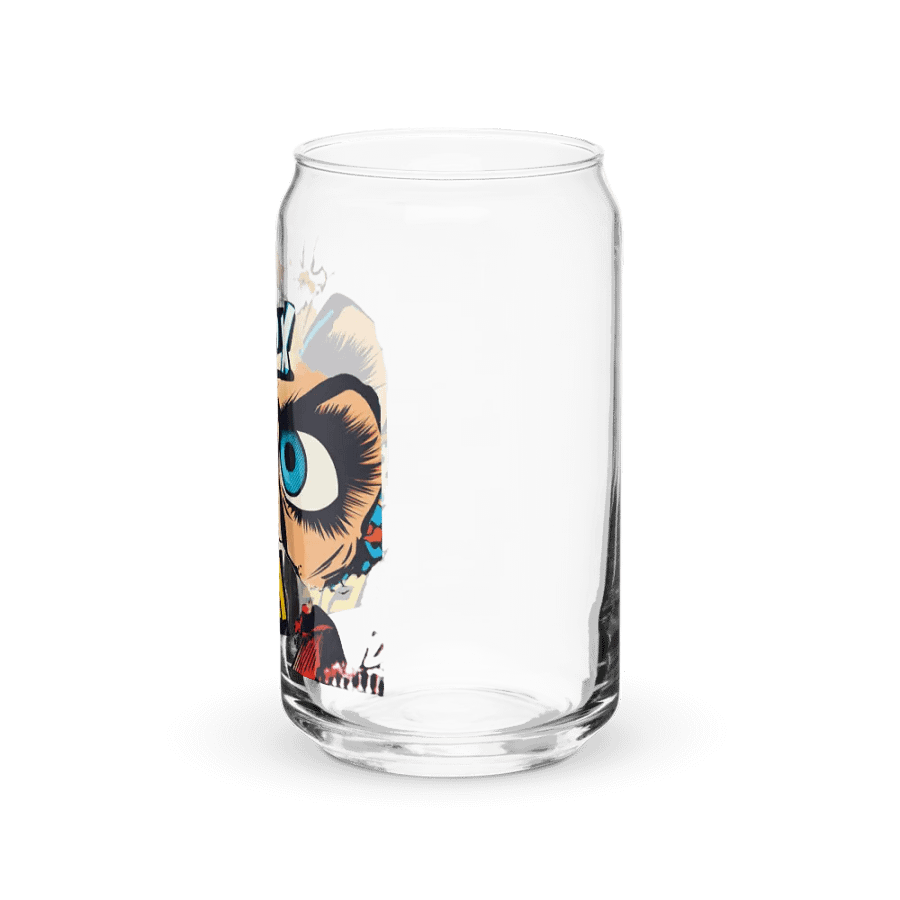 "Gen X Eye Roll Glass – Funny Drinking Glass with Retro Attitude!" product image (9)