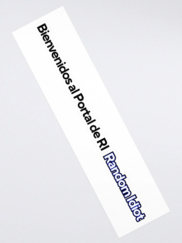 Random Idiot ESP Tagline Cut Stickers (Single) product image (2)