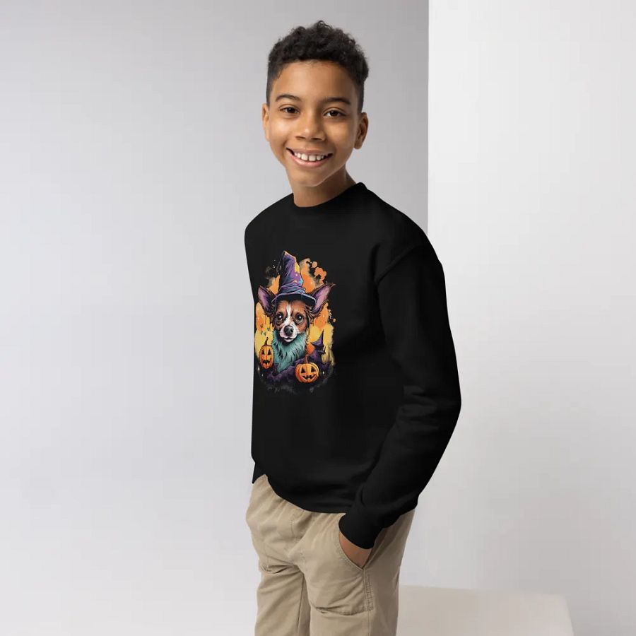 KIDS Witchy Pup Youth Sweatshirt product image (3)