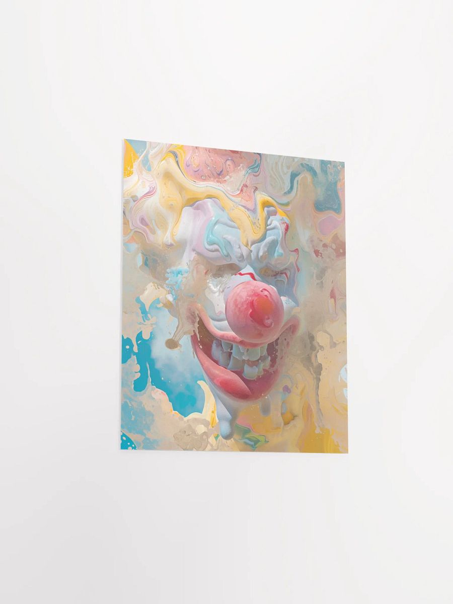 Whimsical Meltdown Clown Poster product image (3)