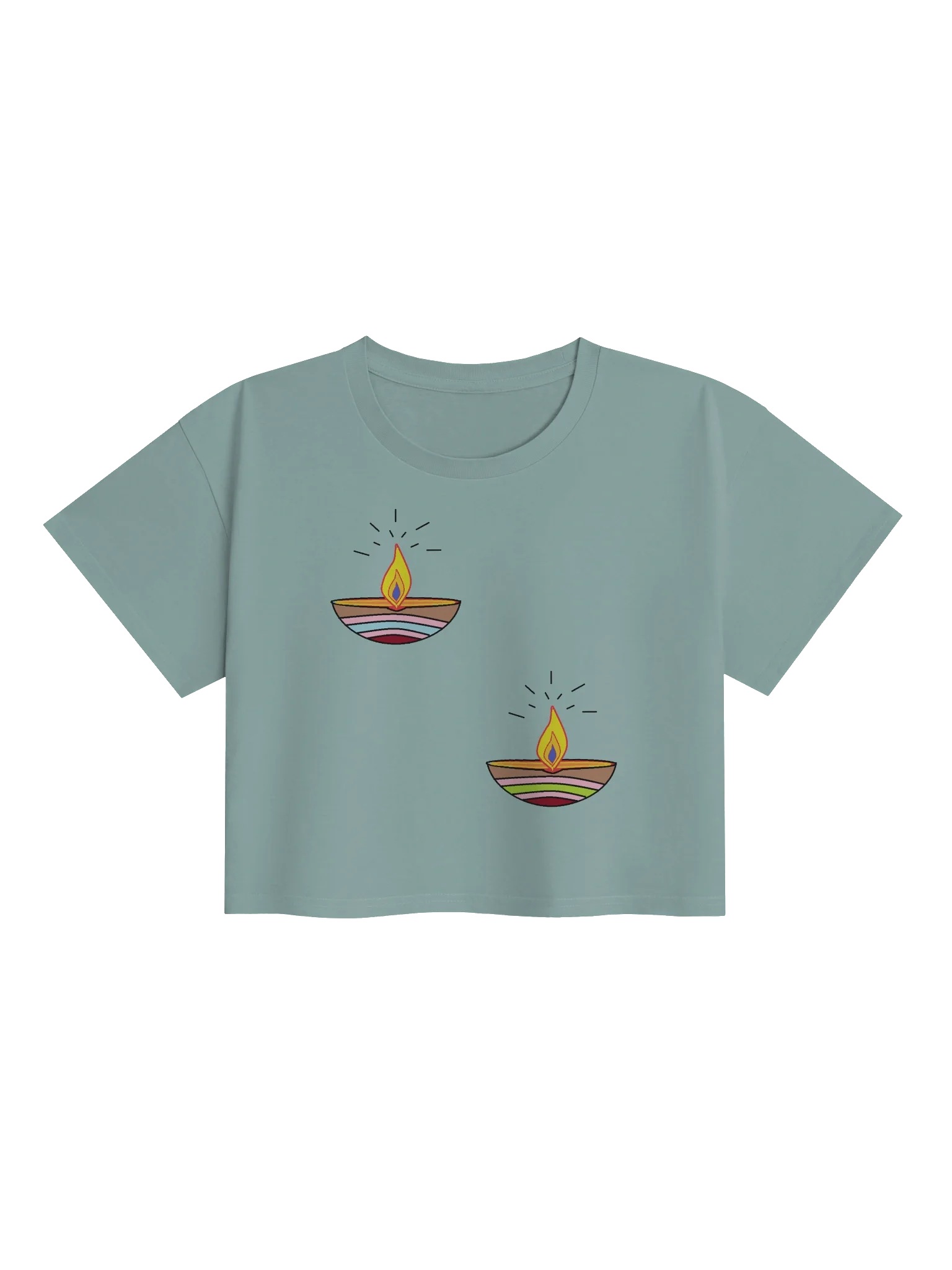 Flame Fusion Women's Crop Top product image (7)