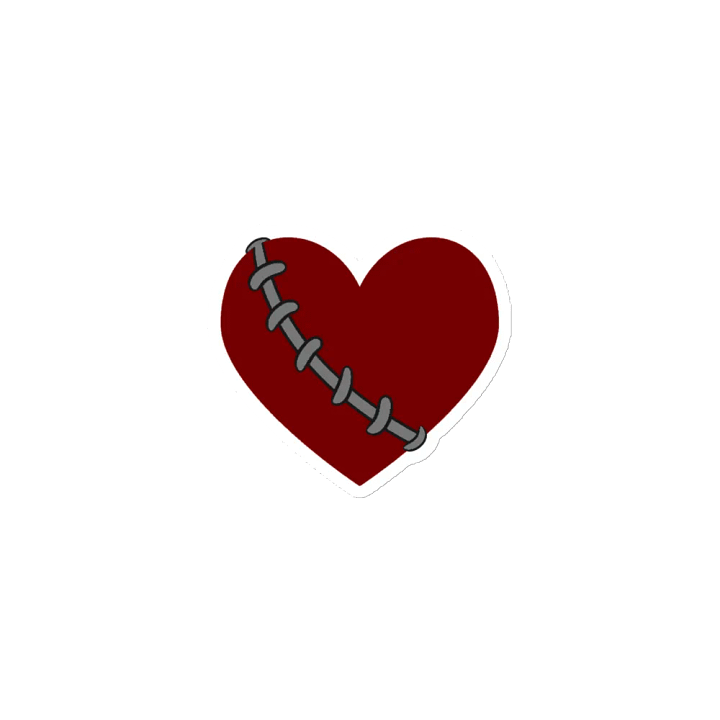 Stitched Heart Magnet product image (1)