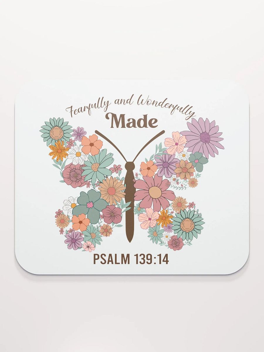 Fearfully & Wonderfully Made - Psalm 139:14 Mouse Pad product image (2)