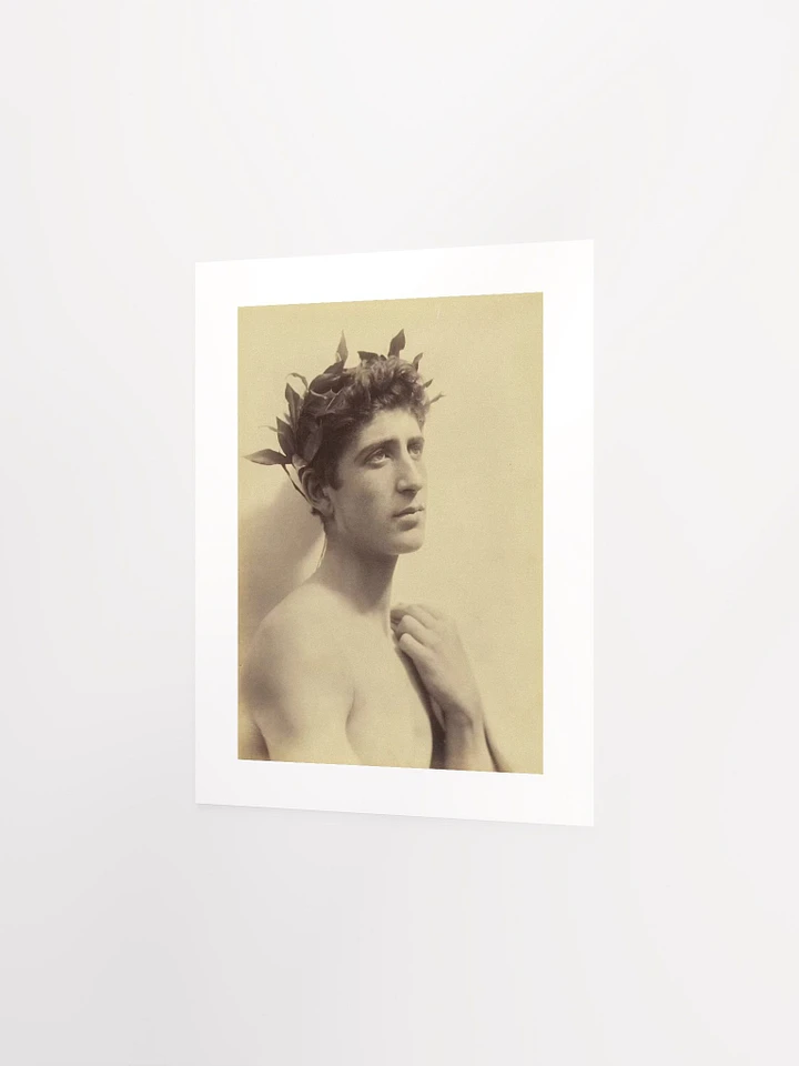 Youth Wearing A Laurel Wreath by Wilhelm von Gloeden (c. 1890) - Print product image (5)