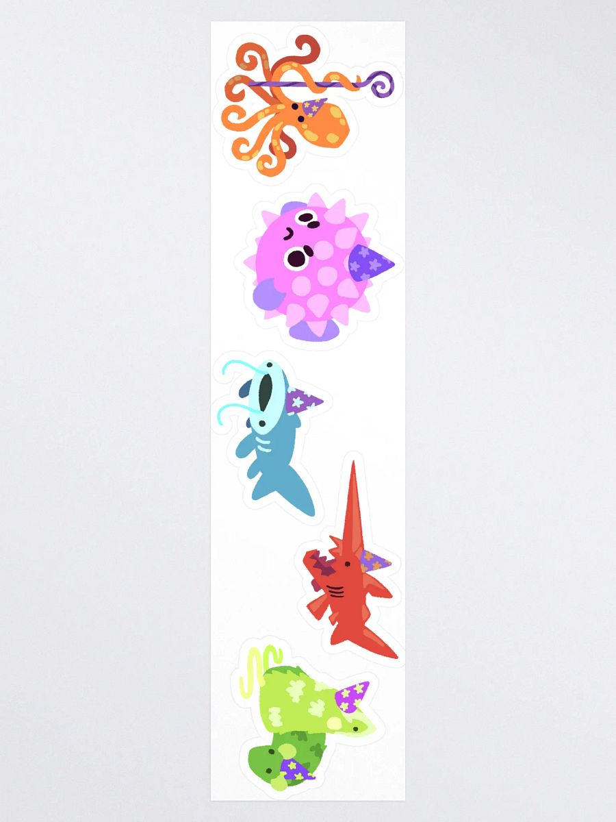 Fish In Wizard Hats Sticker Sheet product image (3)