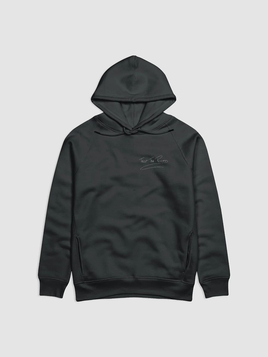 Trust the Process Matte Black Hoodie product image (4)