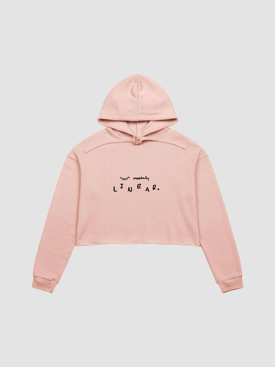 *not* mentally linear cropped hoodie product image (2)