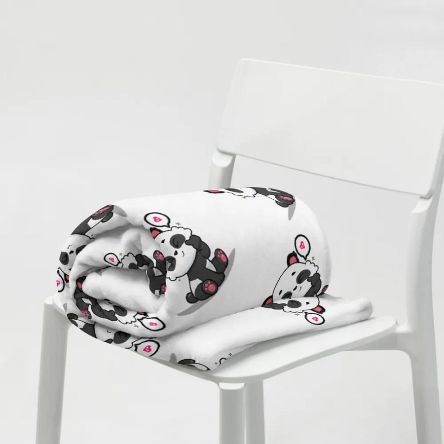 Panda Party Throw Blanket product image (3)