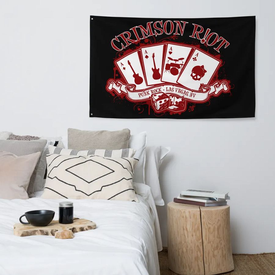 CRIMSON RIOT FLAG product image (4)