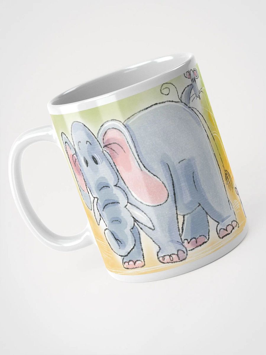 Whimsical Hand Drawn Elephants Mug product image (7)