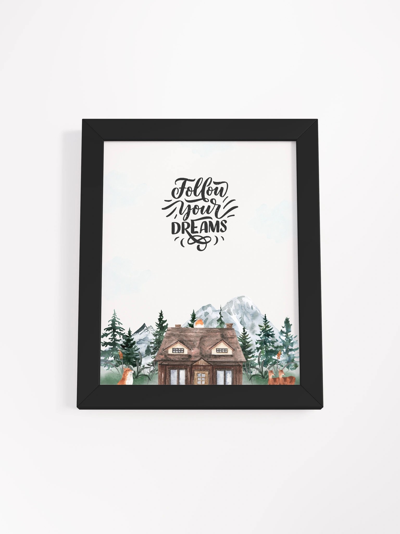 Follow Your Dreams Framed Poster product image (1)