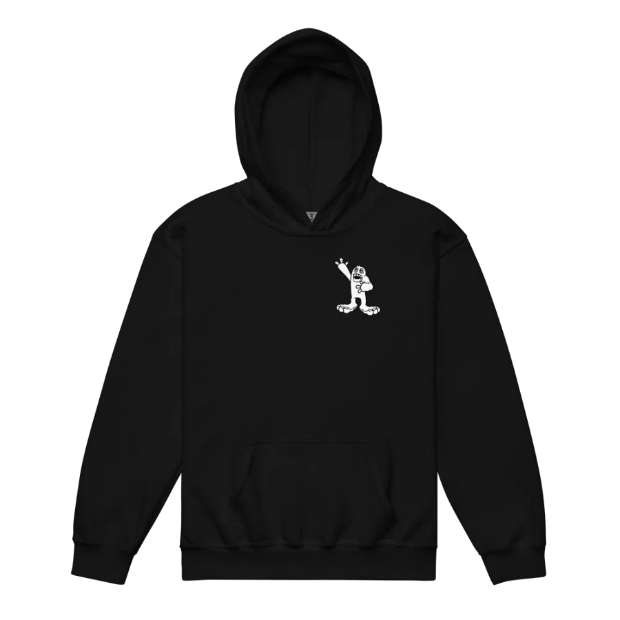 Youth Mammott Character (White on Dark) Hoodie product image (8)