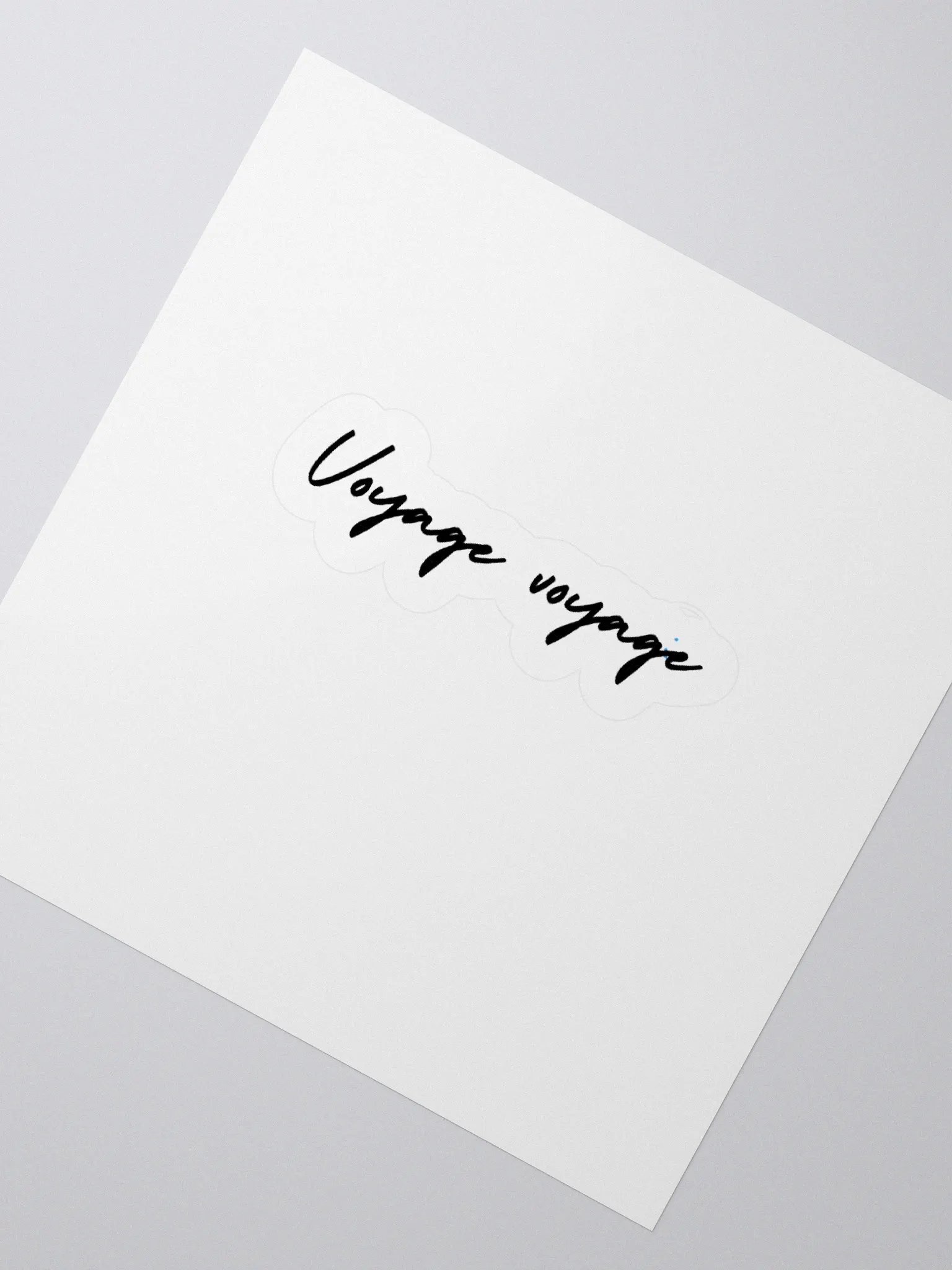 Voyage Voyage – Minimalist Sticker ✈️ product image (8)