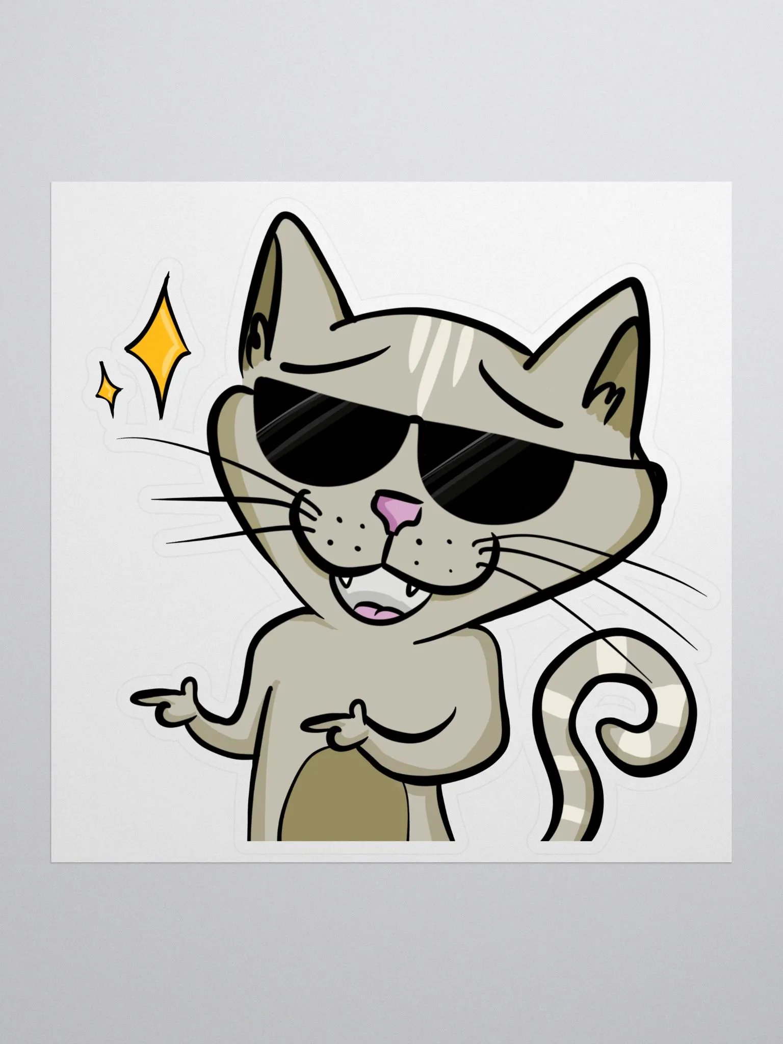 Coolcat Floop Sticker product image (1)