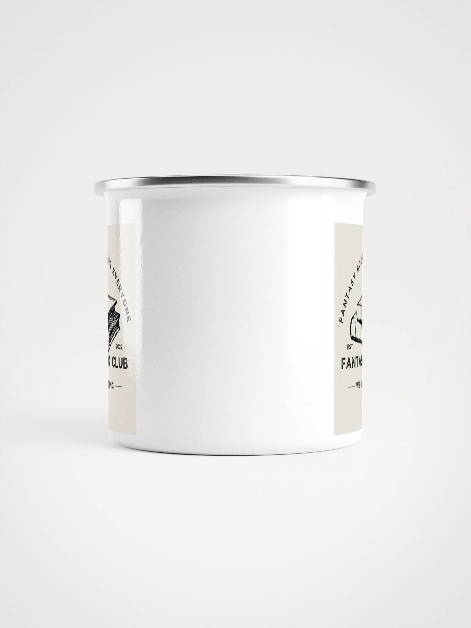 Fantasy Book Club: Fantasy Books Are For Everyone enamel mug product image (2)