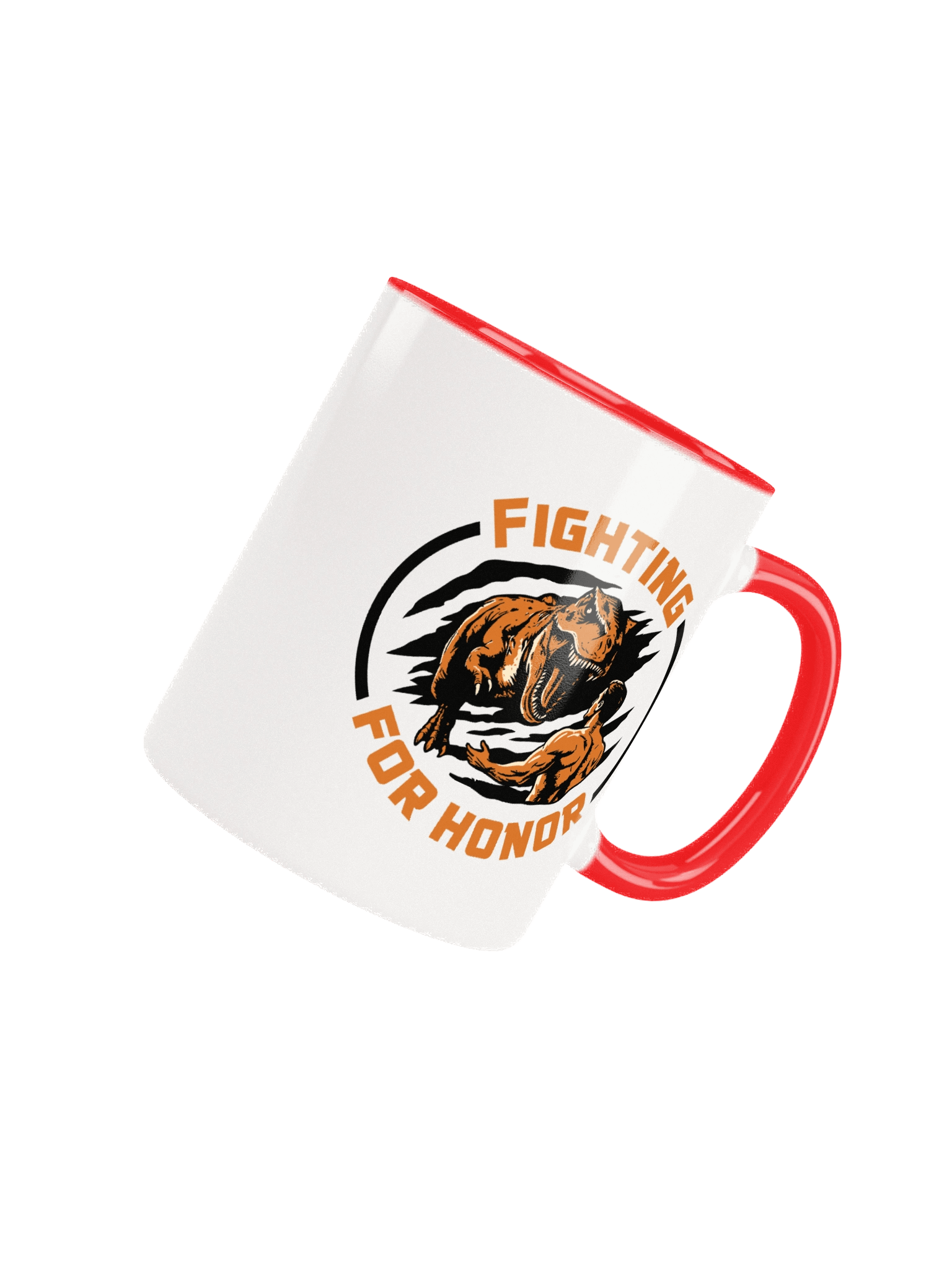 Fighting For Honor Ceramic Mug with Color Inside product image (4)