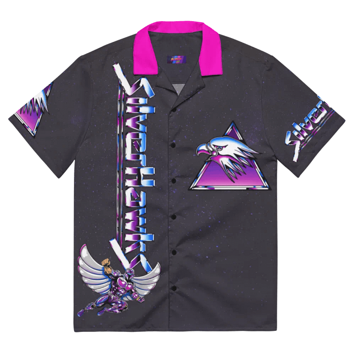 SilverHawks Retro Tribute Hawaiian Button up product image (2)