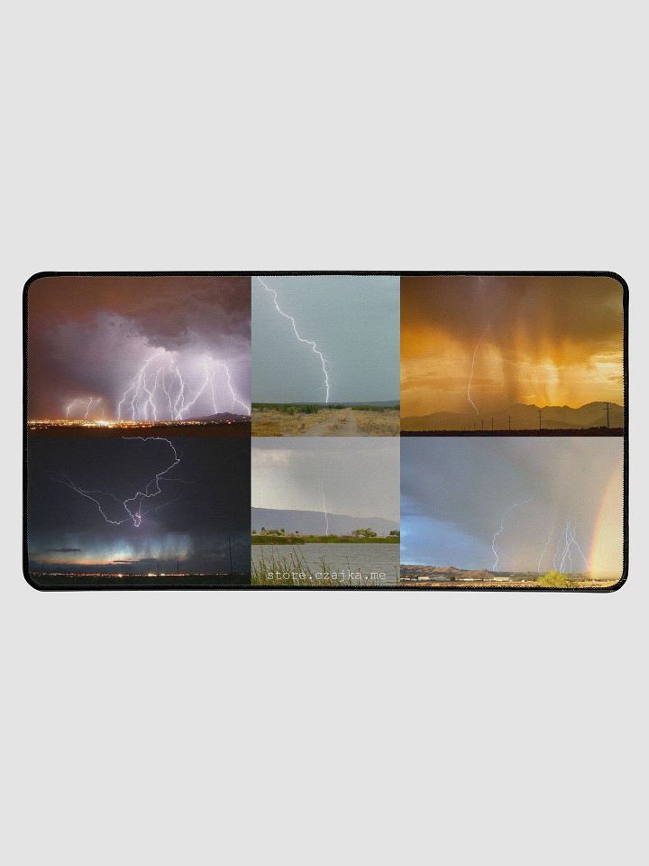 Lightning Collection Desk Mat product image (1)