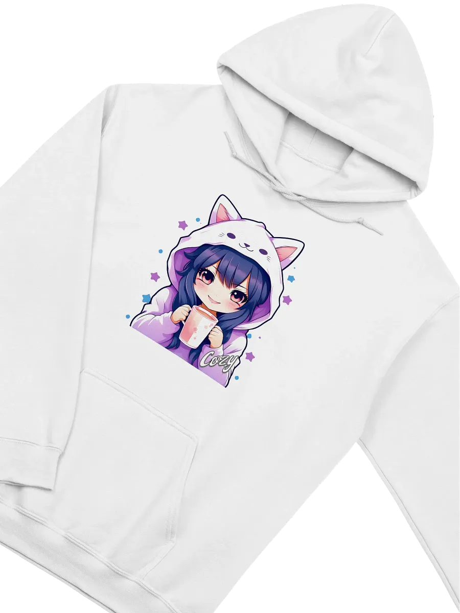 Cozy Kawaii Anime Girl - Gildan Classic Hoodie - Gildan 18500 product image (9)