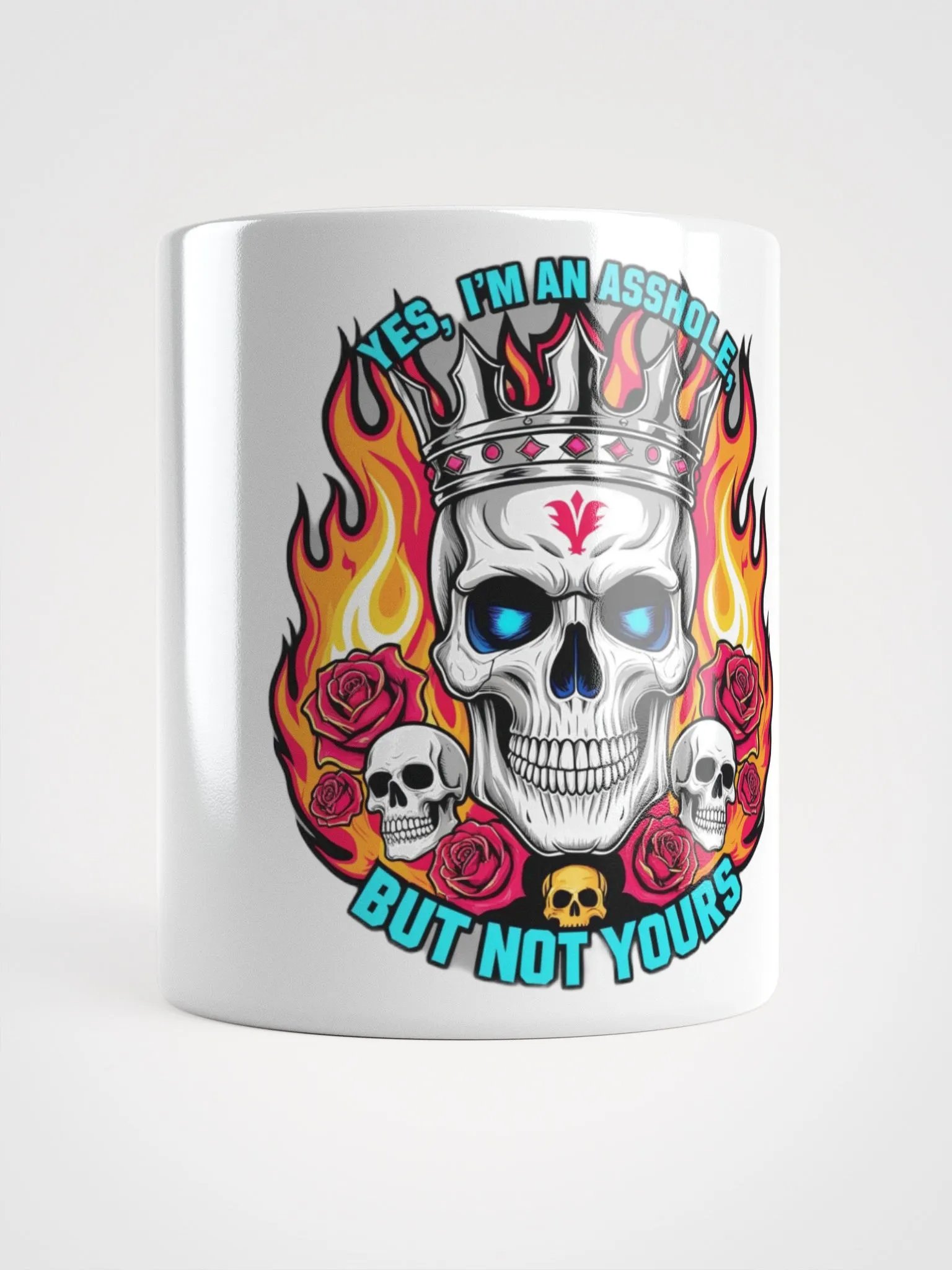 Flaming Skull Crown Mug product image (5)
