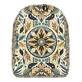Mandala Medley Backpack: Ethereal Blue & Yellow Florals product image (1)