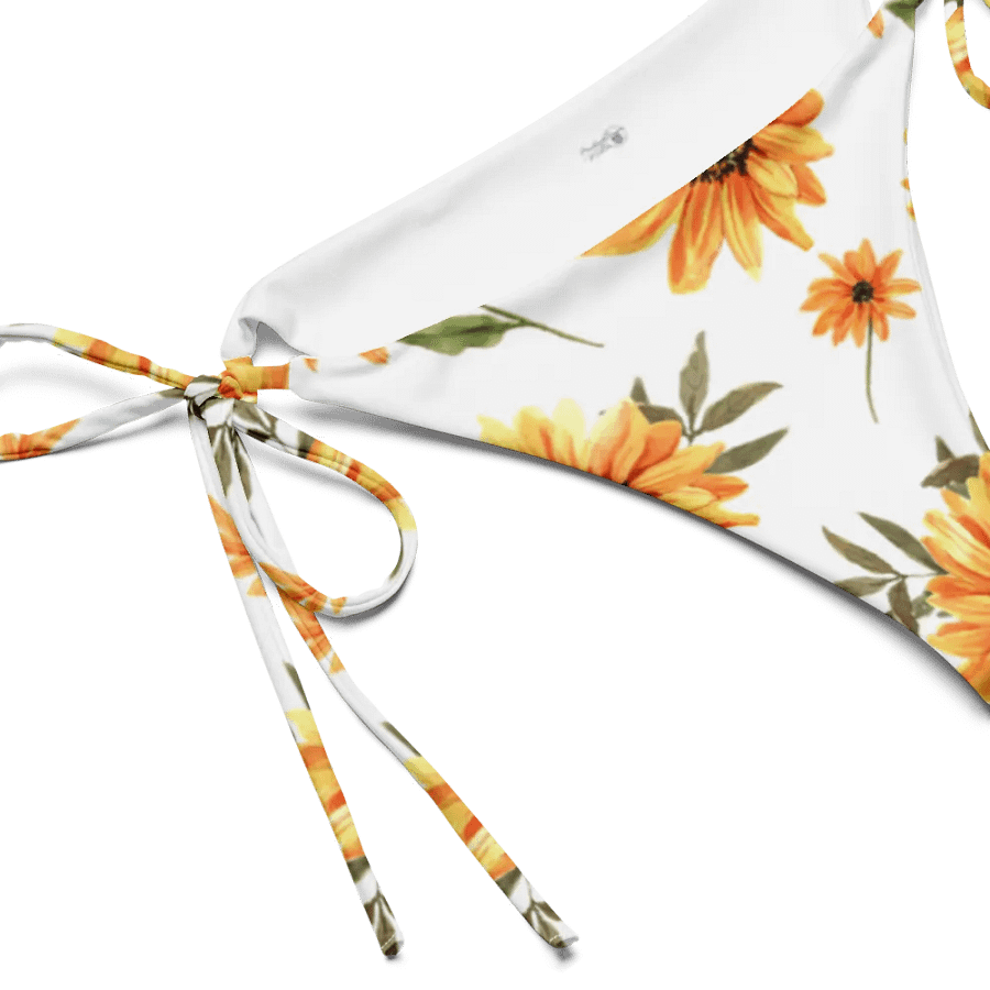 Watercolour Floral Pattern String Bikini Bottom - v5 product image (3)
