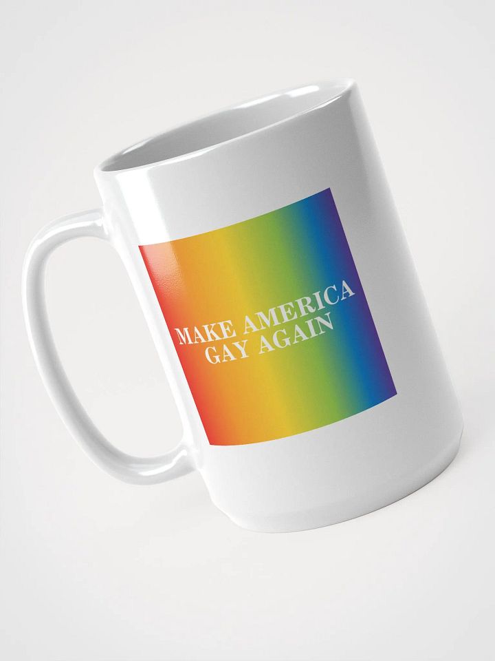 MAKE AMERICA ✨GAY✨ AGAIN MUG (RAINBOW) product image (1)