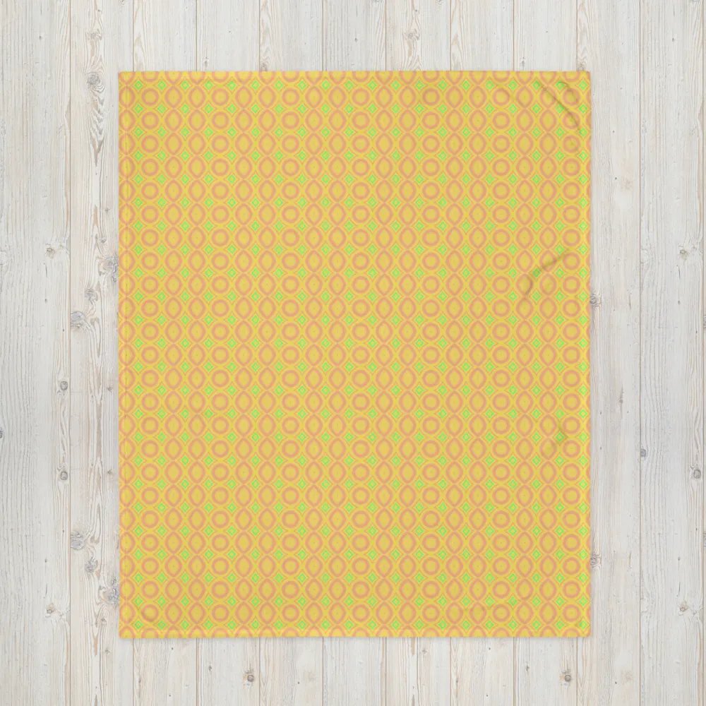 Abstract Yellow Diamonds Blanket product image (12)