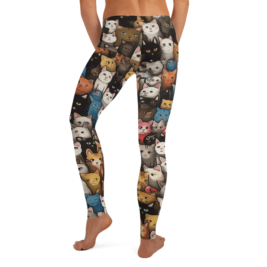 Leggings for Women – Cute Kittens Print for Adorable & Comfortable Style product image (8)