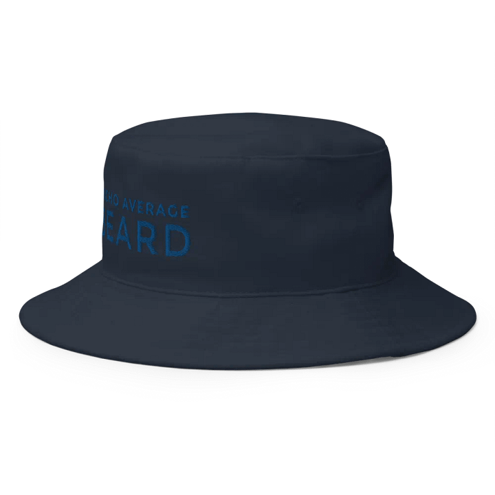 Nacho Average Beard Navy Bucket Hat (Royal Embroidery) product image (2)