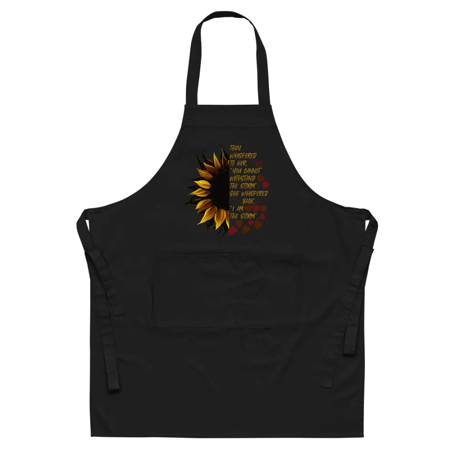 I Am the Storm Sunflower Organic Apron product image (6)