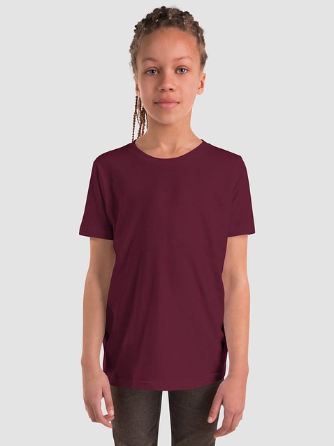 Photo showing Bella+Canvas Youth Short Sleeve T-Shirt