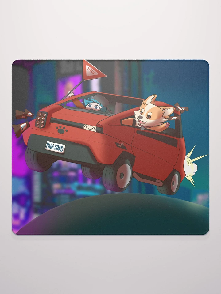 CYBERPUP CAR RIDE | GAMING MOUSEPAD product image (1)