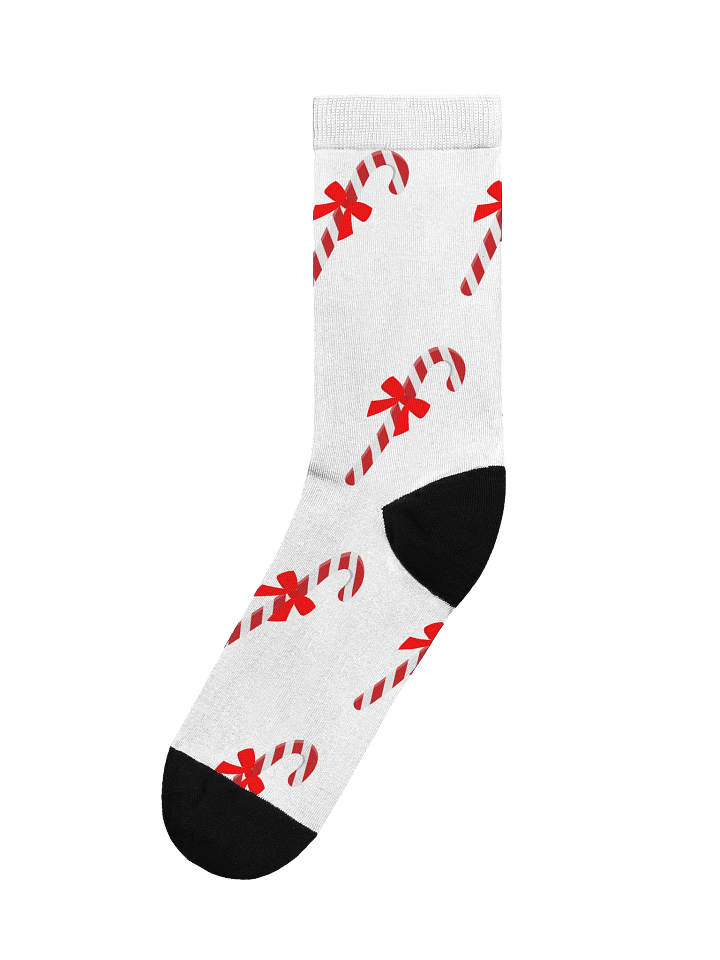 Candy Cane EcoArt Crew Socks product image (1)