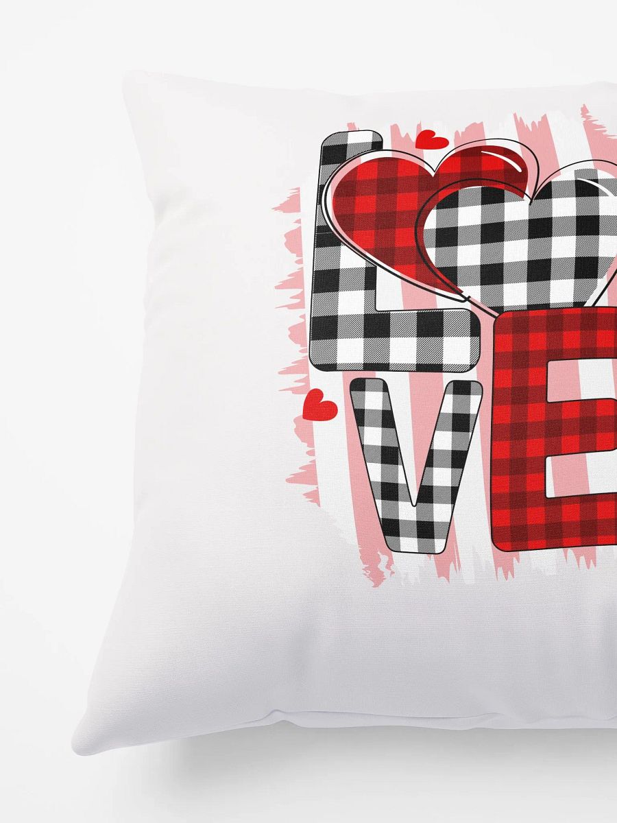 Checkered Love All-Over Pillow product image (6)