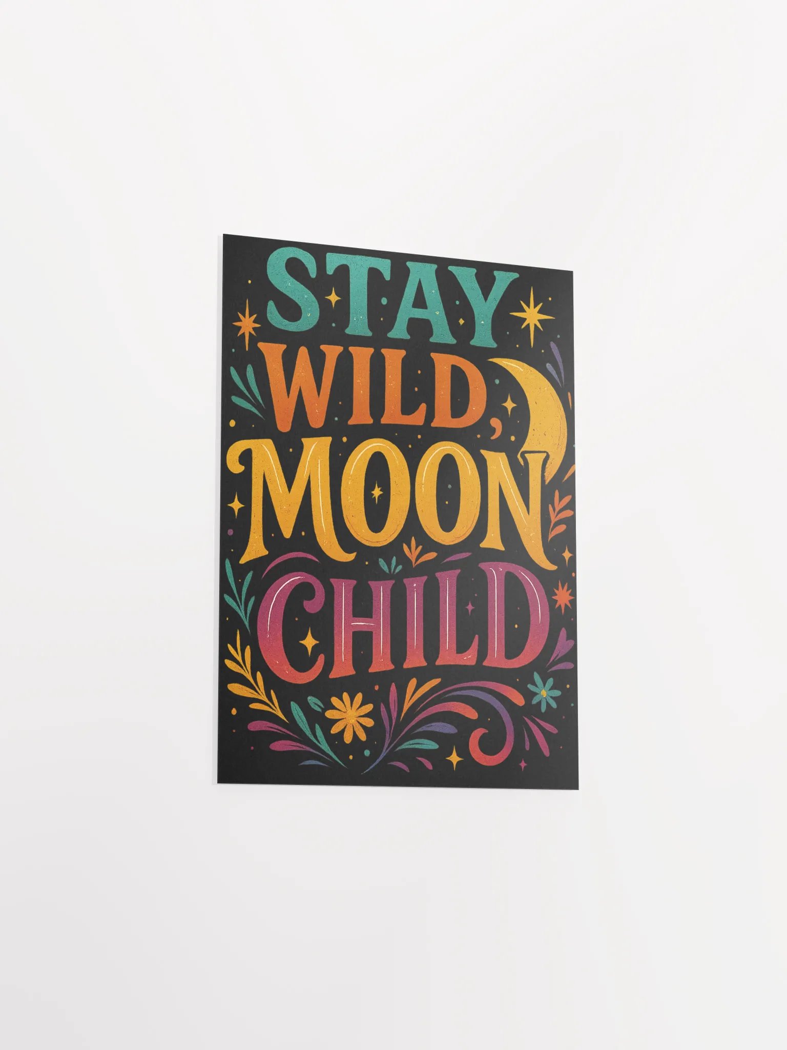 Stay Wild Moon Child Poster – Mystical Boho Wall Art product image (9)