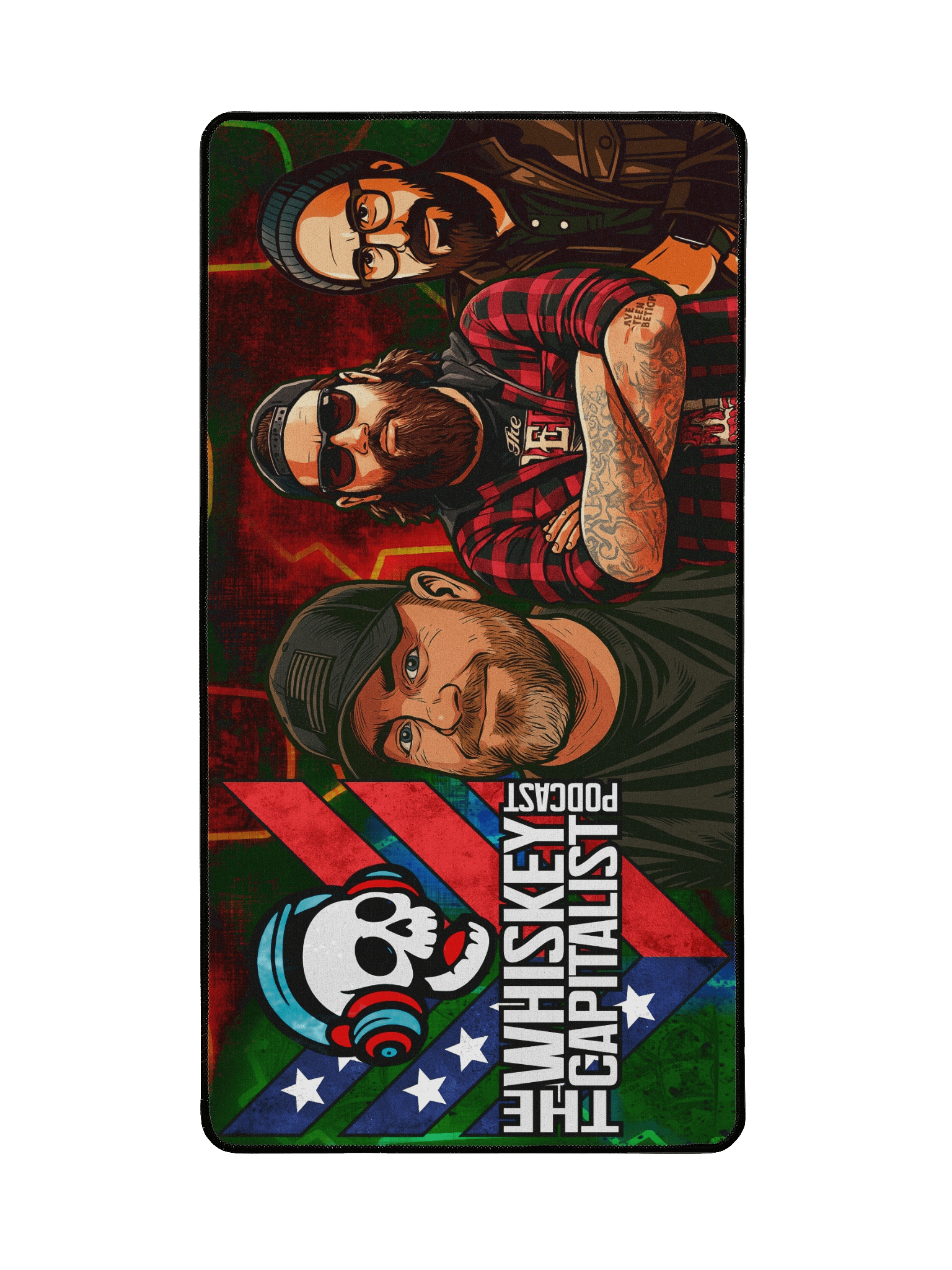 TWC Skull Logo Desk Mat 15.5" x 31.5" product image (2)